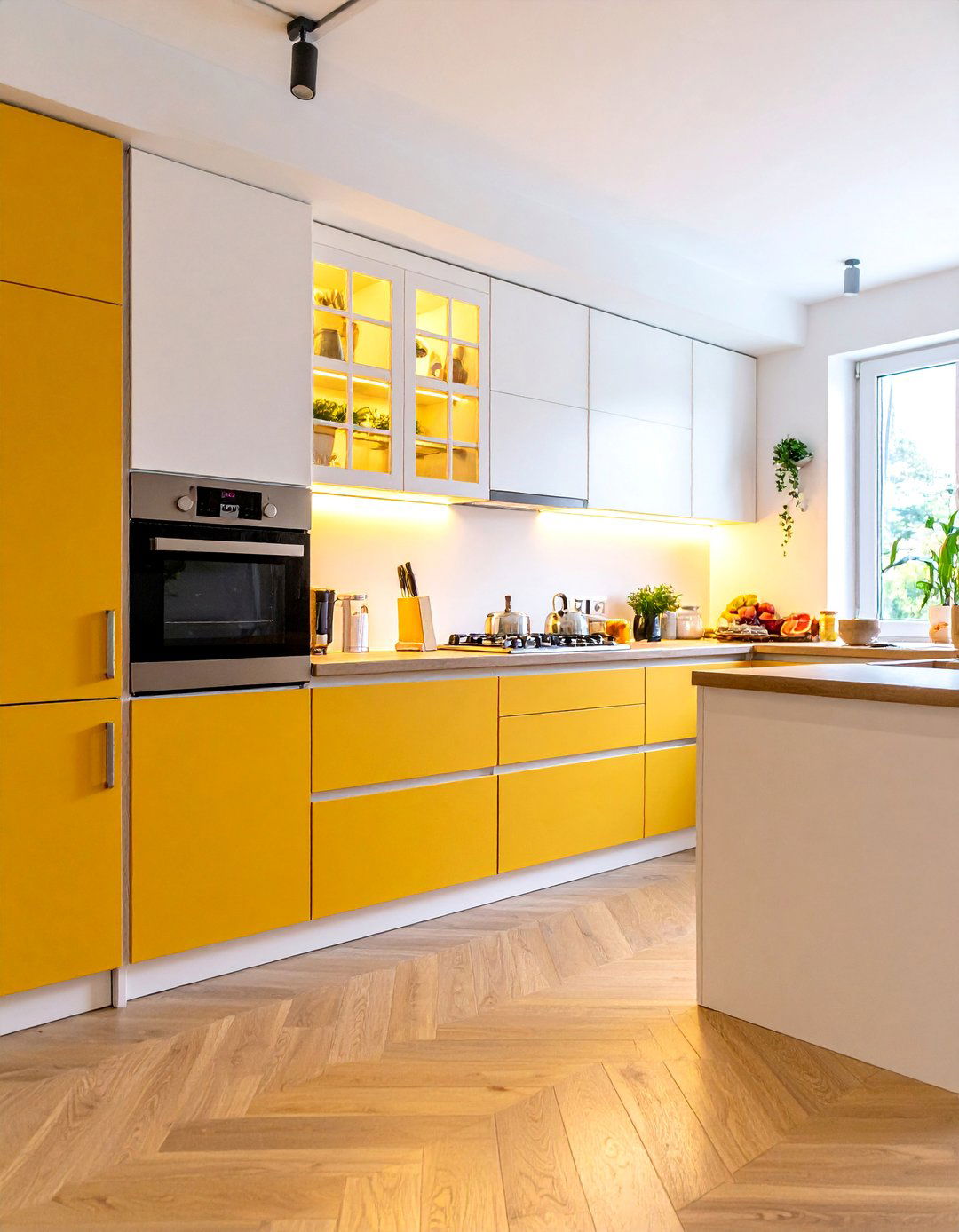 Color Temperature Adjustable Cabinet Lighting - 25 Cabinet Lighting Ideas