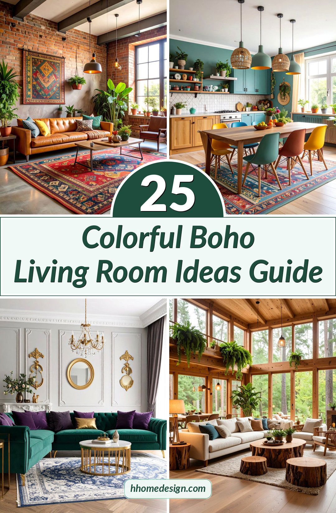 25 Colorful Boho Living Room Ideas Guide