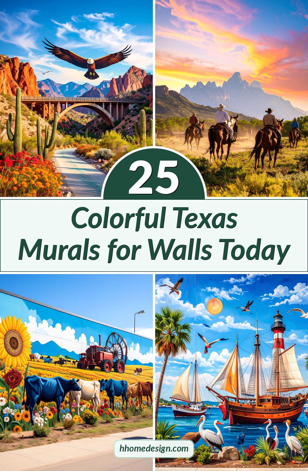 25 Colorful Texas Murals for Walls Today