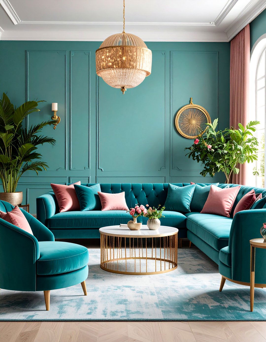 Comfort Driven Living Room with Plush Textures - 25 Living Room Design Ideas