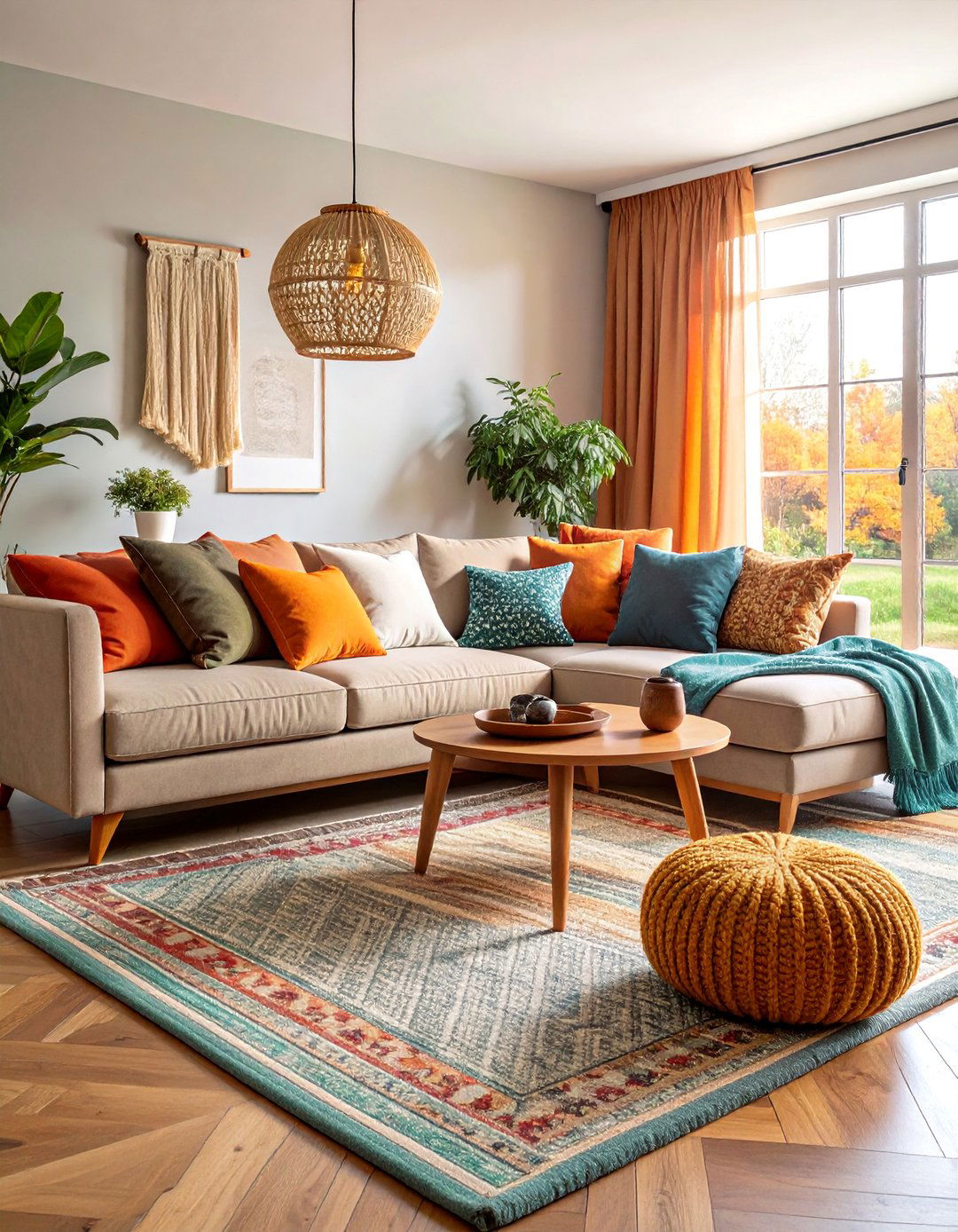 Comfort Focused Living Room with Oversized Furniture - 25 Modern Living Room Ideas