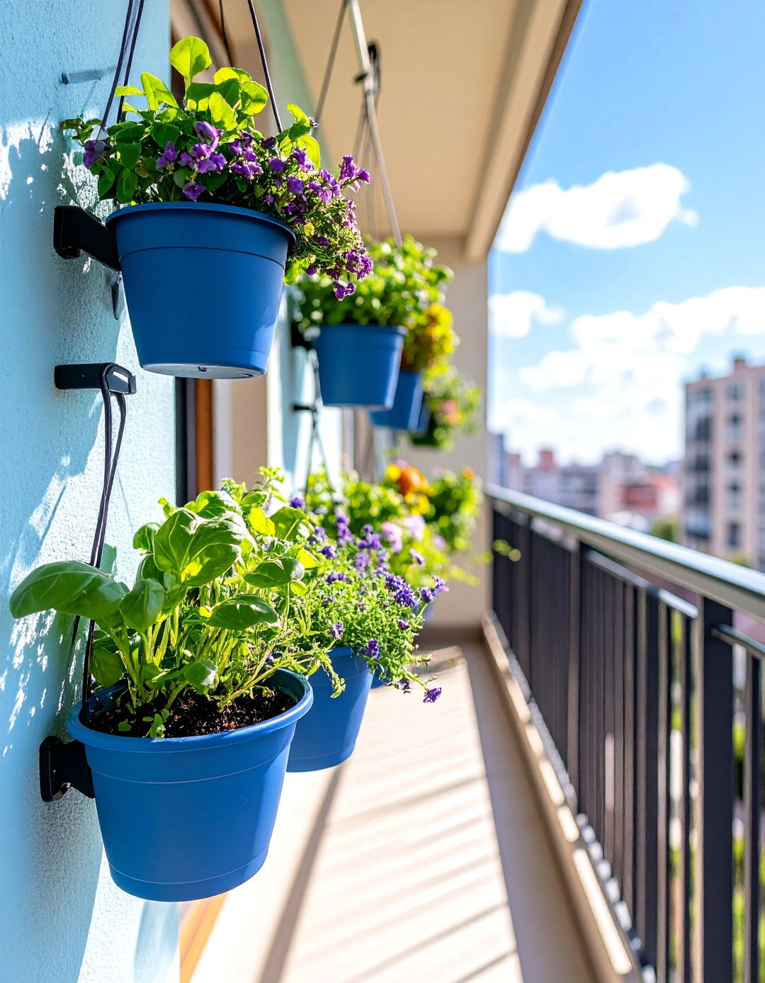 Compact Apartment Balcony Garden - 25 Deck Decorating Ideas With Plants