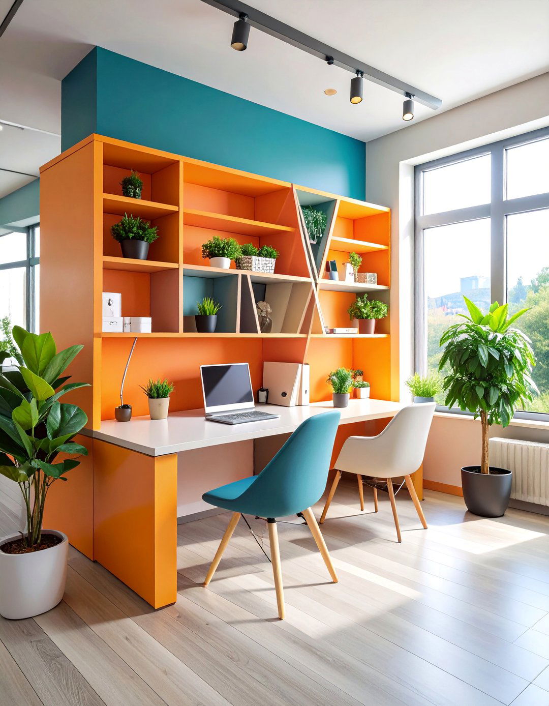 Compact Corner Coffee Nook - 25 Office Coffee Station Ideas