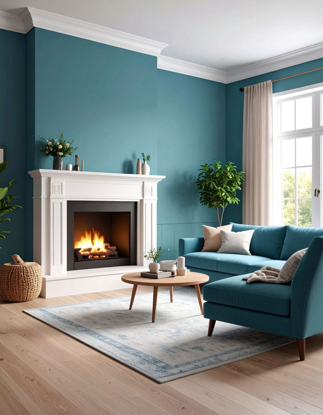Compact Corner Fireplace for Small Living Rooms - 25 Corner Fireplace Ideas