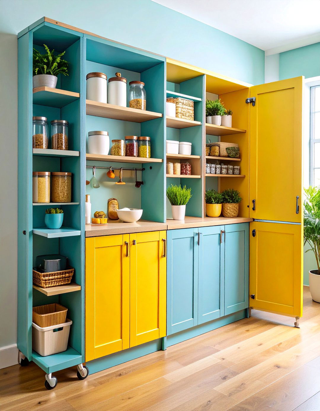 Compact Efficiency Pantry for Small Spaces - 25 Walk in Pantry Ideas