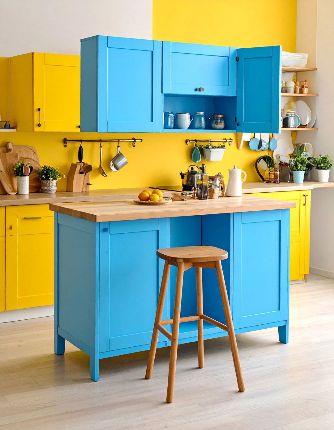 Compact Fold Down Breakfast Bar for Tiny Kitchens - 25 Breakfast Bar Ideas