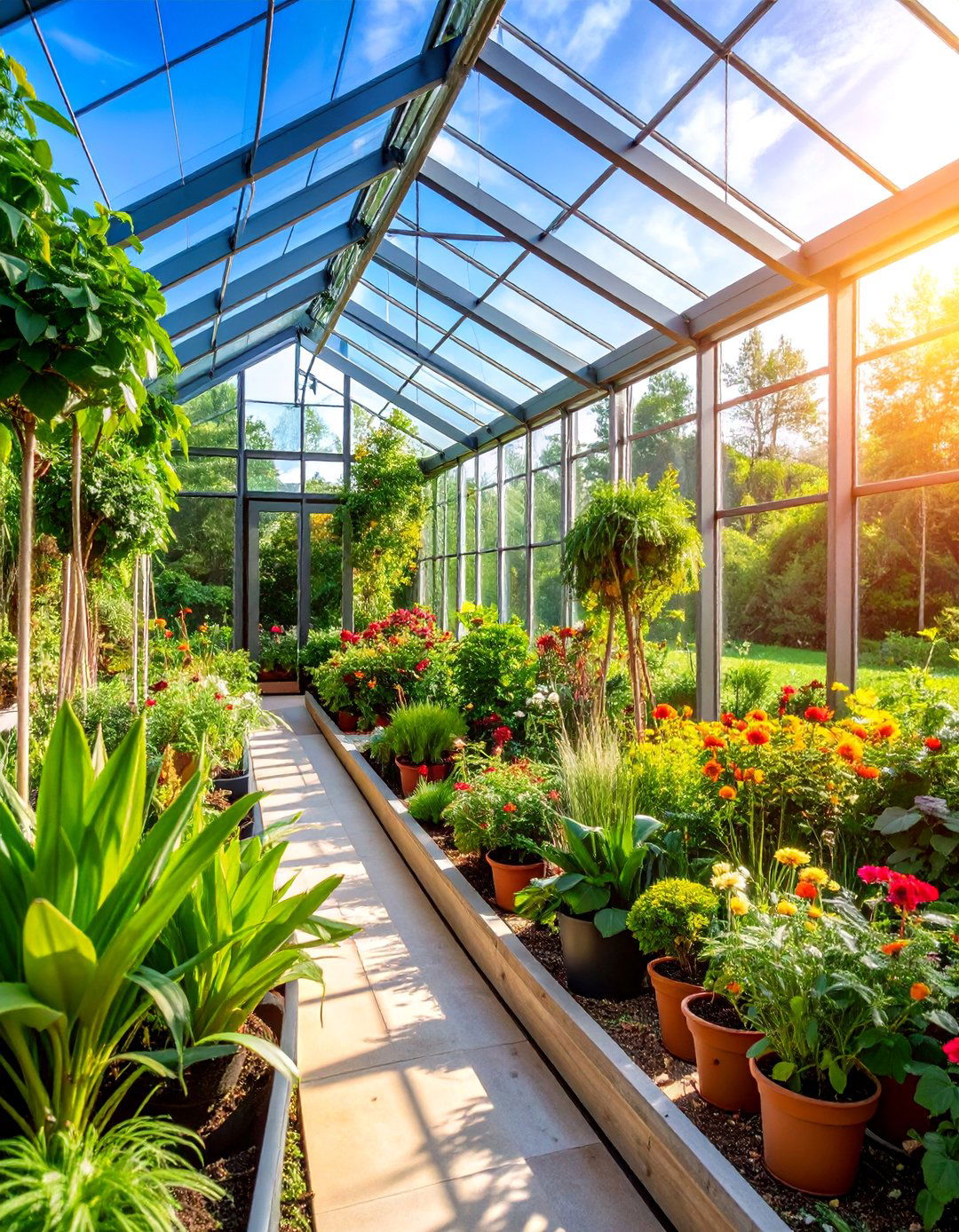 Compact Greenhouse Garden Room Extension - 25 Modern Small Garden Ideas