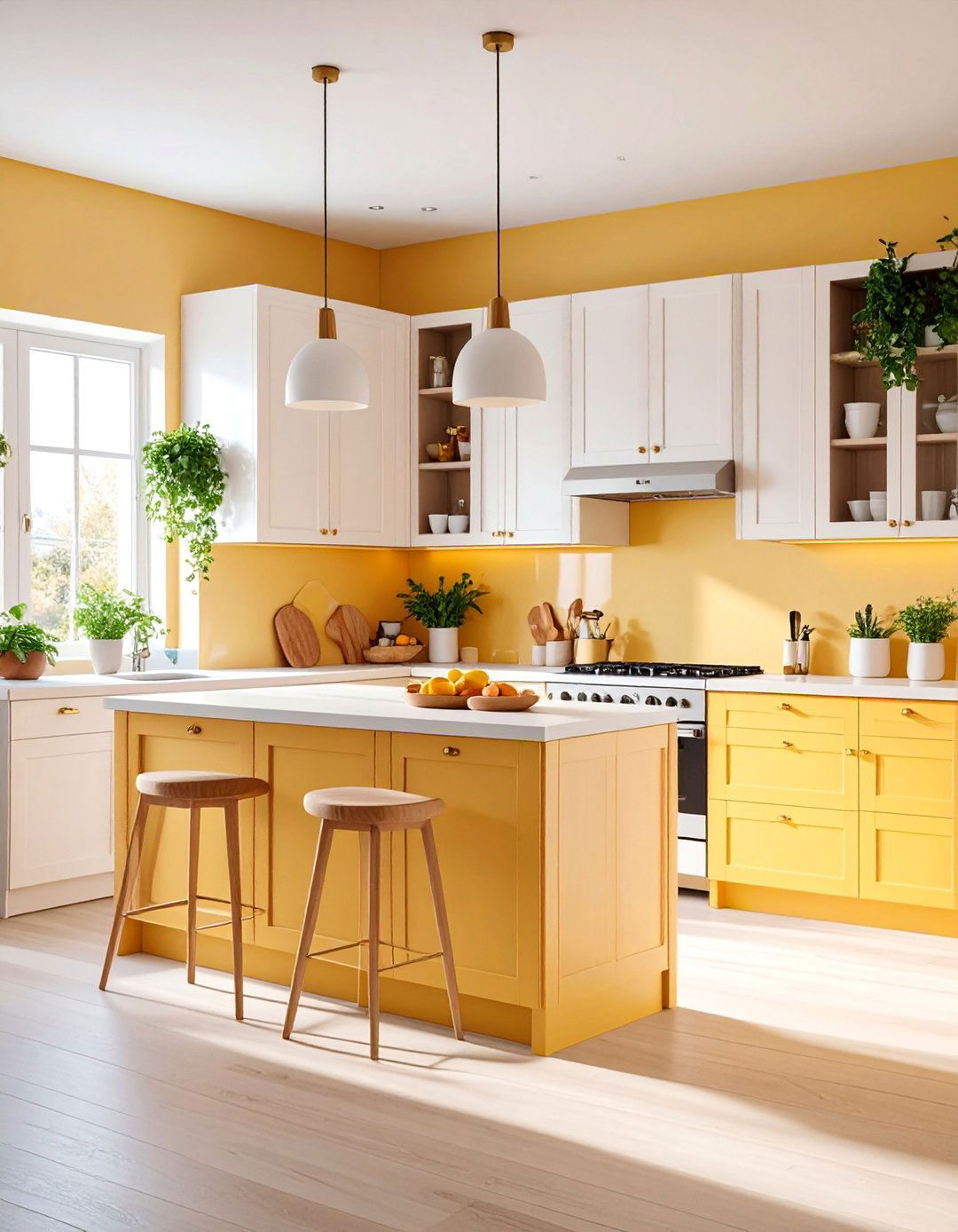 Compact L Shaped Kitchen with Corner Solutions - 25 Kitchen Layout Ideas
