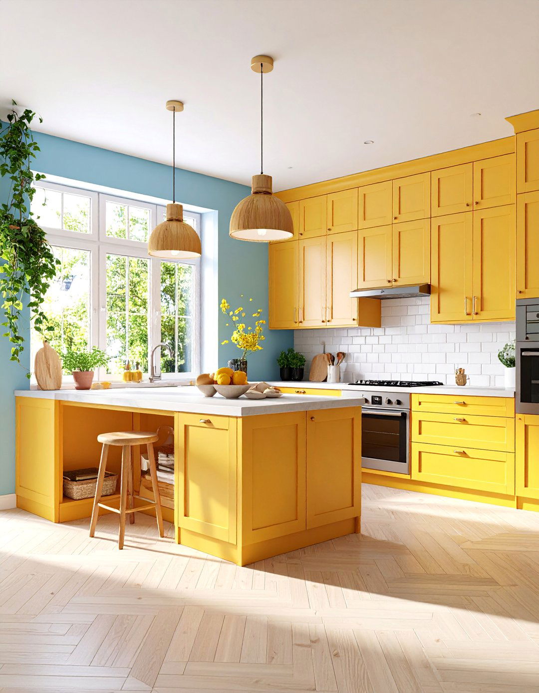 Compact L Shaped Kitchen with Smart Storage - 25 Townhouse Kitchen Ideas