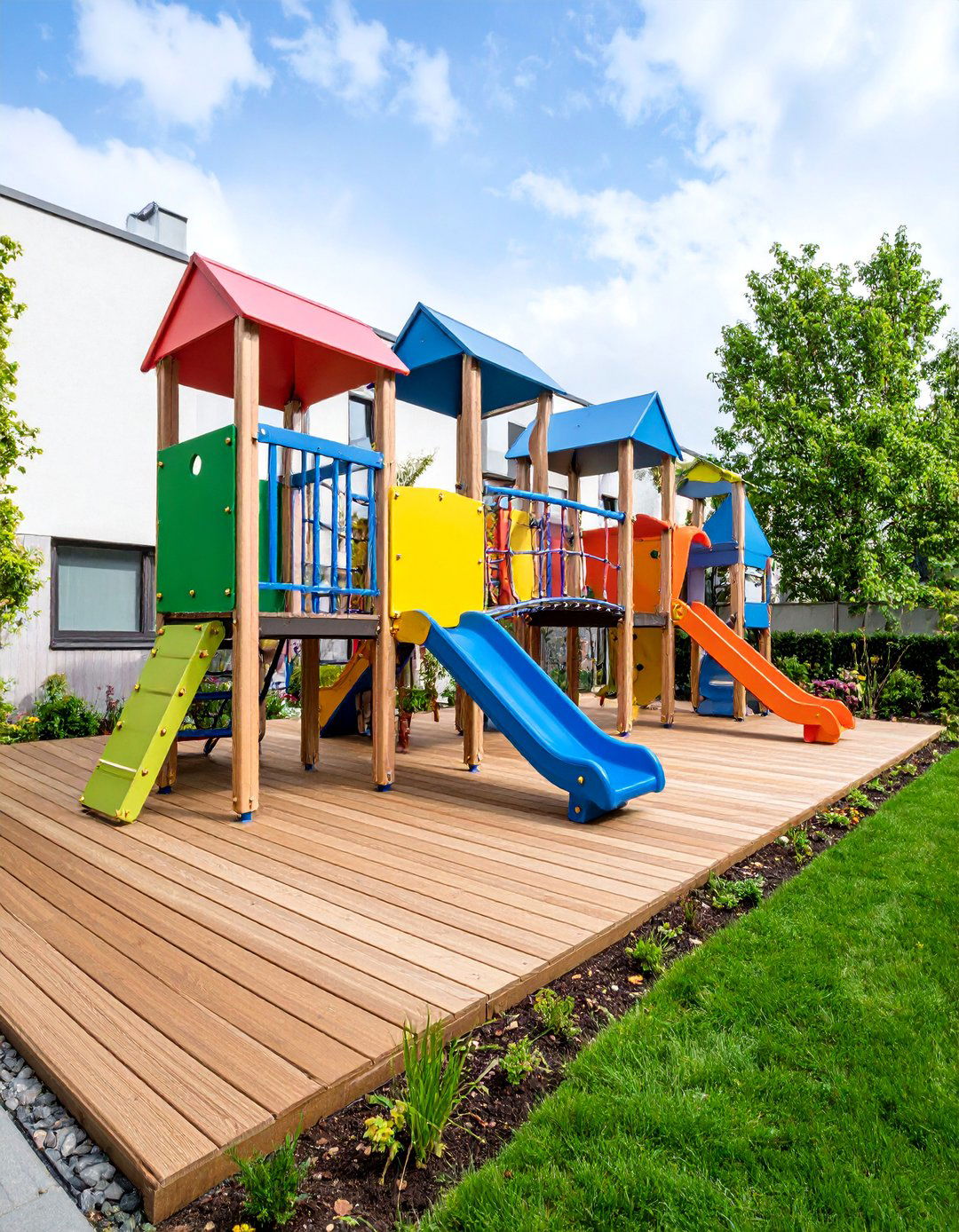 Compact Small Space Backyard Playground - 25 Backyard Playground Ideas