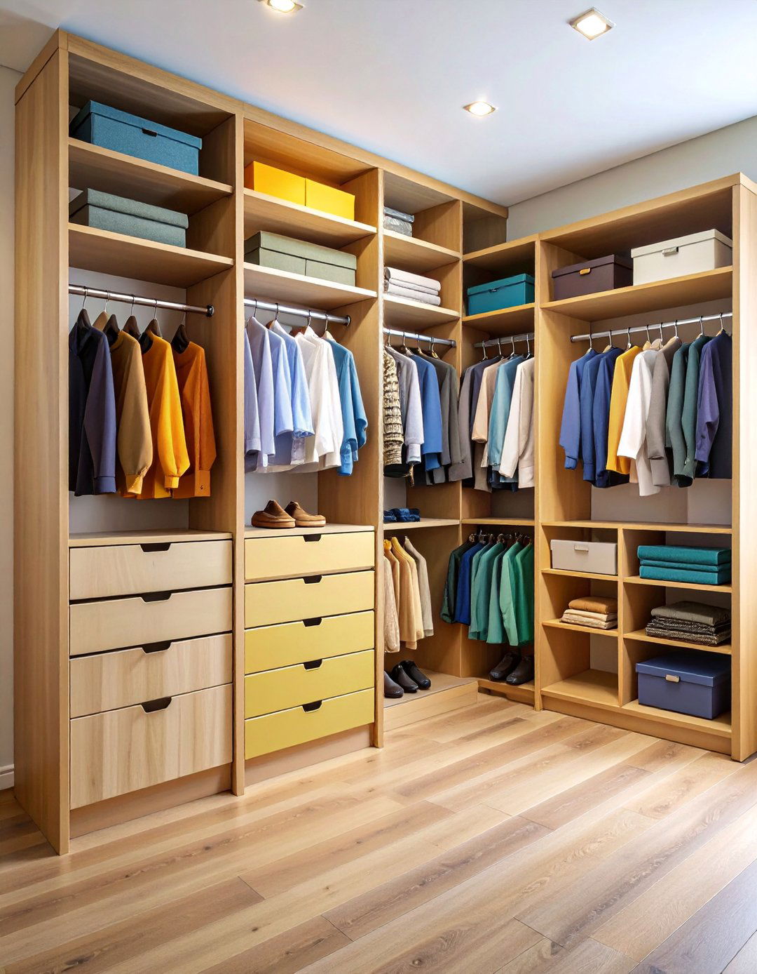 Compact Space Saving Closet Island - 25 Closet Island Ideas