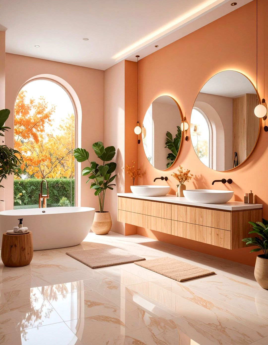 Compact Travertine Powder Room with Maximum Impact - 25 Travertine Tile Bathroom Ideas