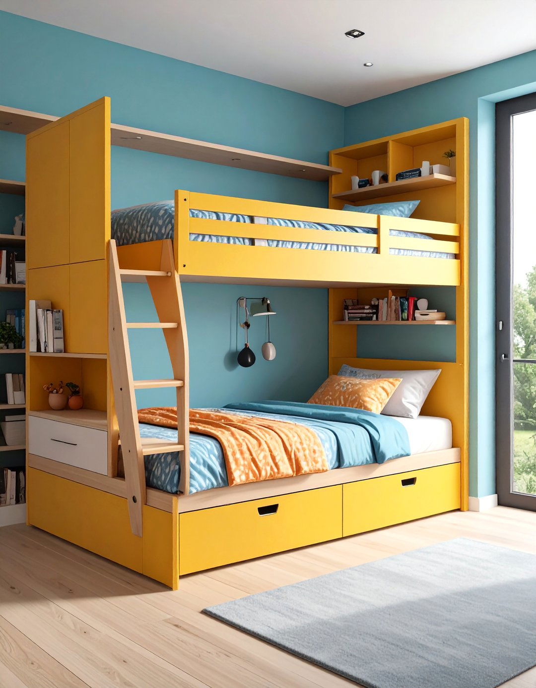 Compact Twin Murphy Bed for Small Spaces - 25 Murphy Bed Ideas