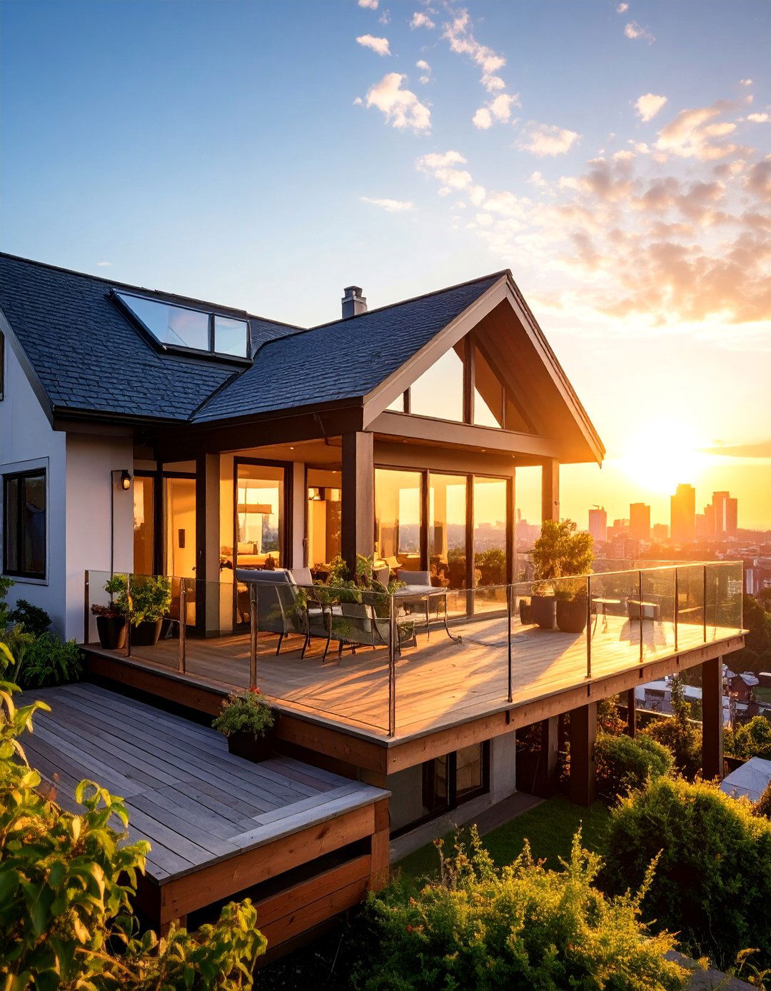 Compact Urban Modern Cape Cod House with Rooftop Deck - 25 Modern Cape Cod House Ideas