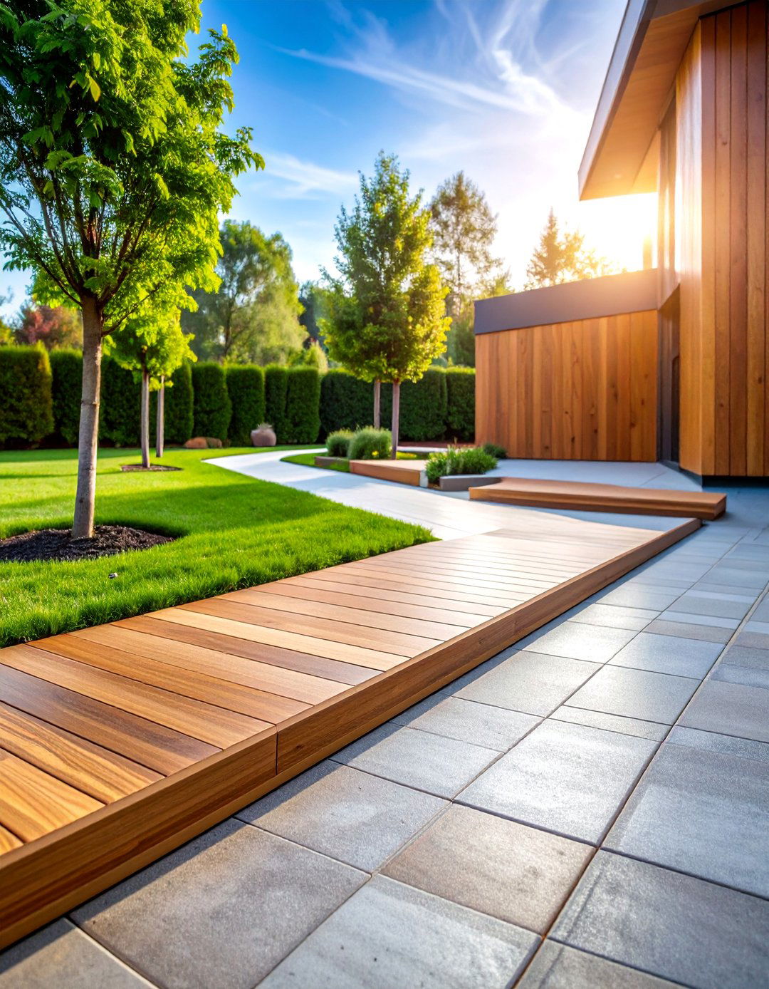 Composite Lumber Edging - 25 Gravel Driveway Edging Ideas