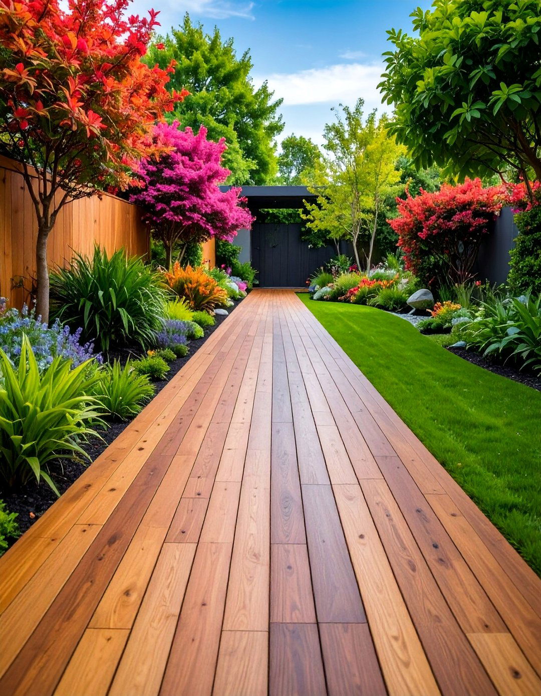 Composite Wood Alternative Boardwalk - 25 Wooden Walkway Ideas