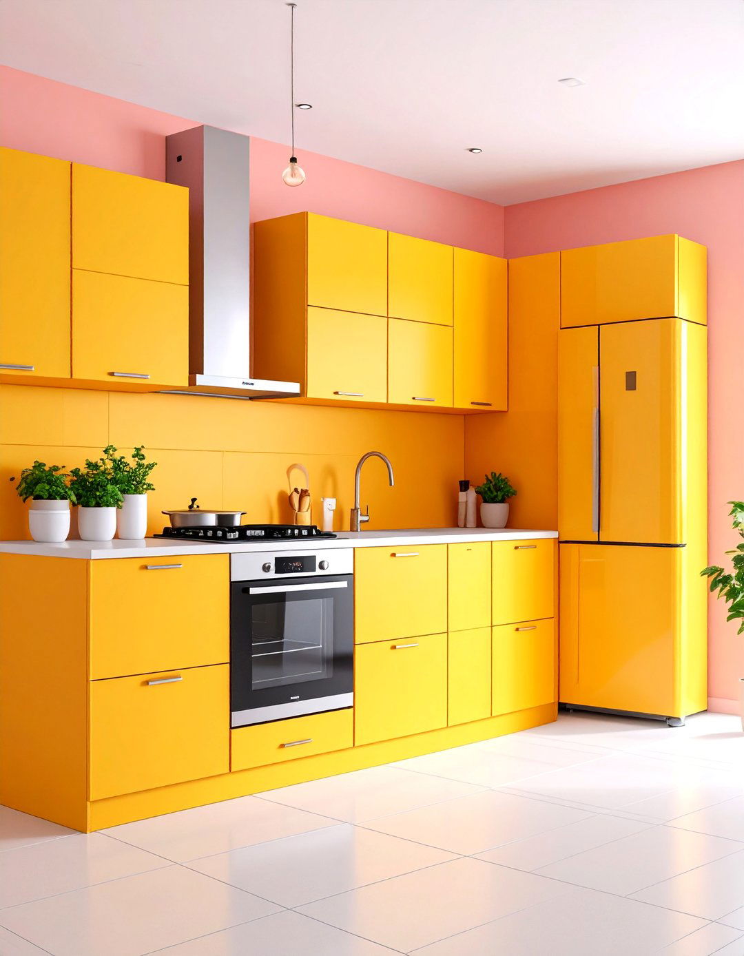 Concealed Appliance Kitchen with Hidden Storage - 25 Minimalist Kitchen Ideas