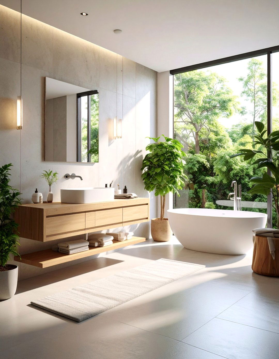 Concrete Accessibility Bathroom - 25 Concrete Bathroom Ideas