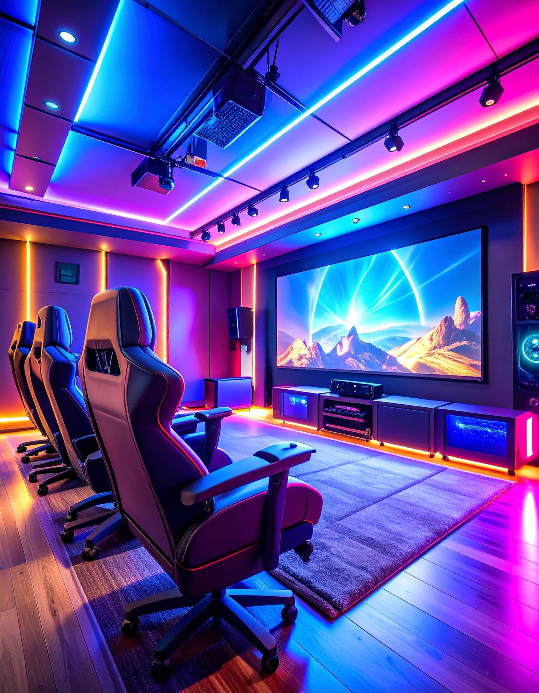 Console Gaming Theater - 25 Video Game Room Ideas
