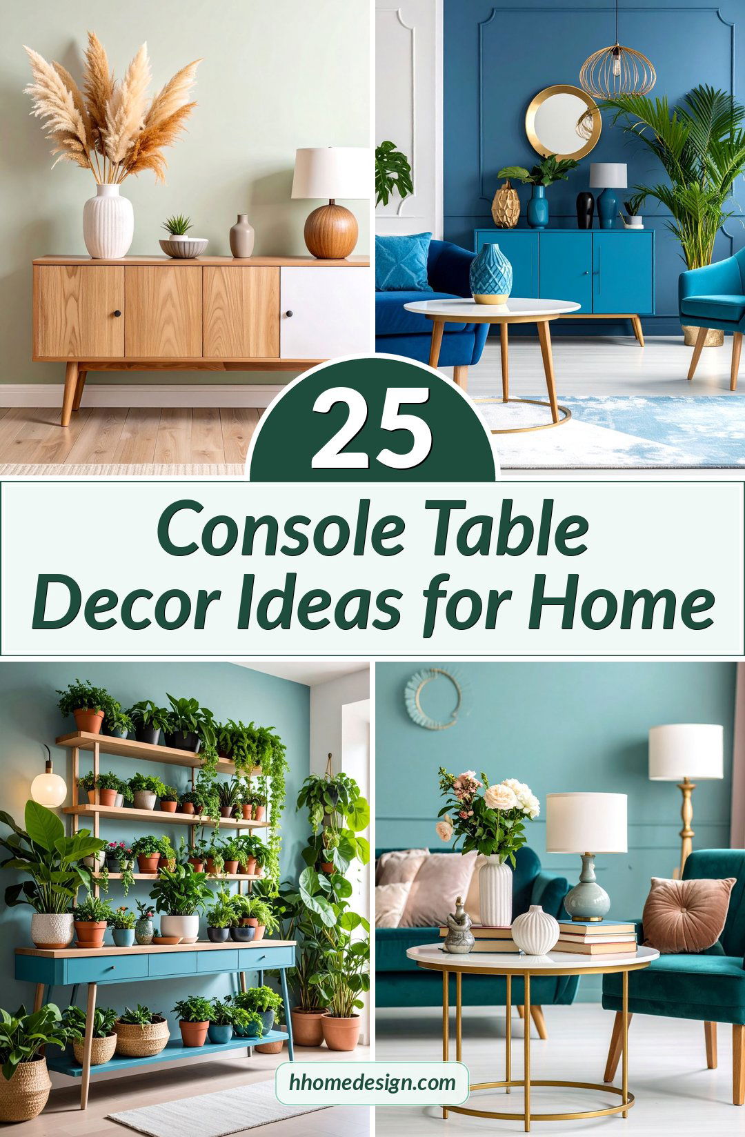 25 Console Table Decor Ideas for Home
