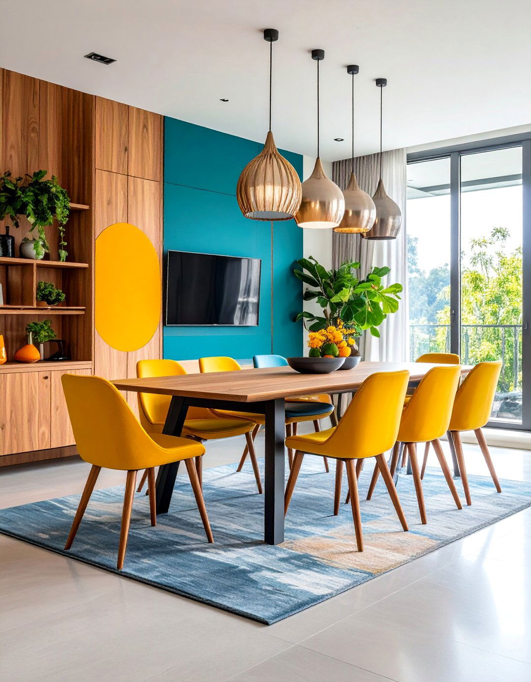 Console to Dining Transformer with Media Wall - 25 Small Living Room Ideas With Tv and Dining Table