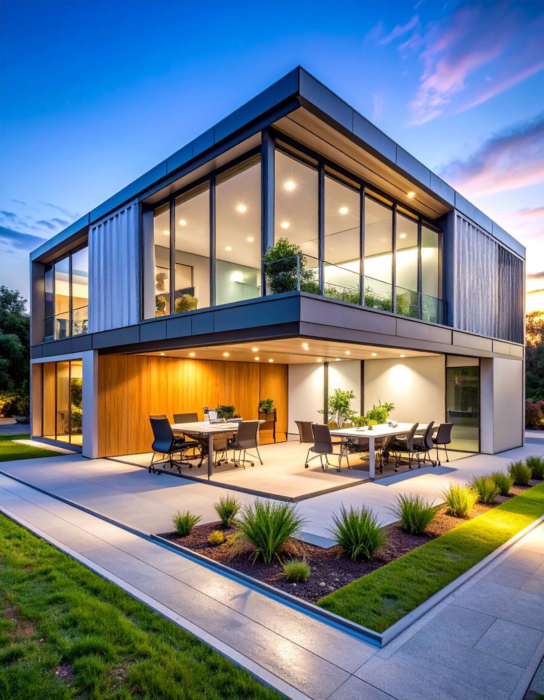 Container Home Office Complex - 25 Container Home Ideas