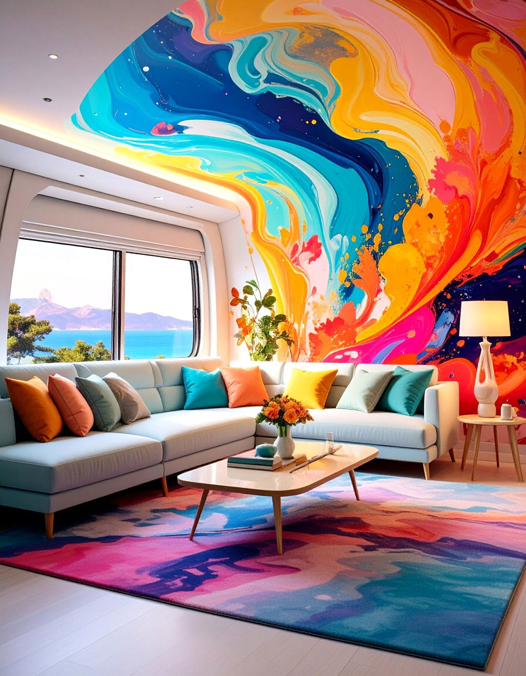 Contemporary Abstract Painterly Design - 25 Rv Wallpaper Ideas