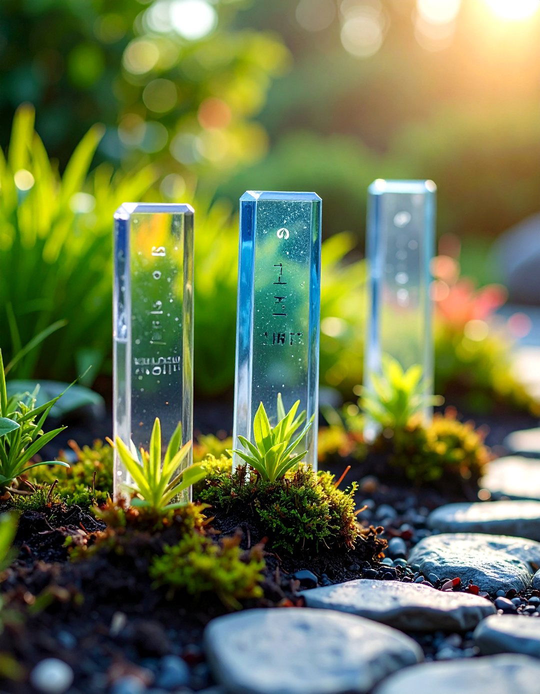 Contemporary Acrylic Garden Stakes - 25 Garden Sign Ideas