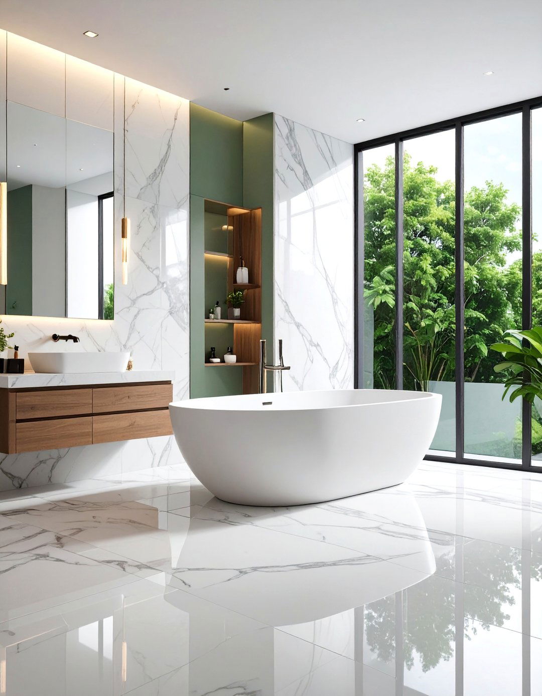 Contemporary Acrylic Panel System - 25 Bathtub Surround Ideas