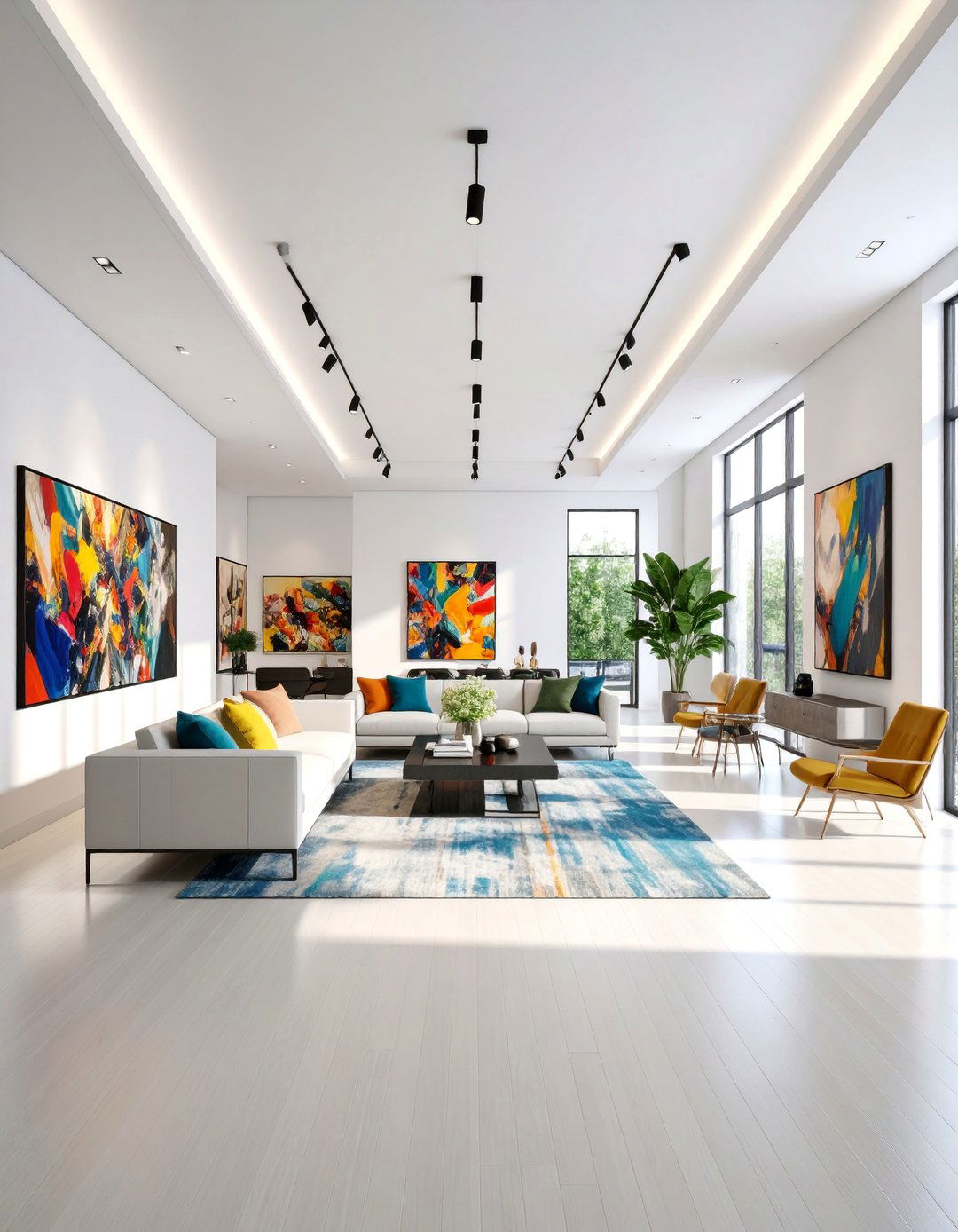Contemporary Art Focused Gallery Style - 25 Contemporary Interior Design Style Ideas