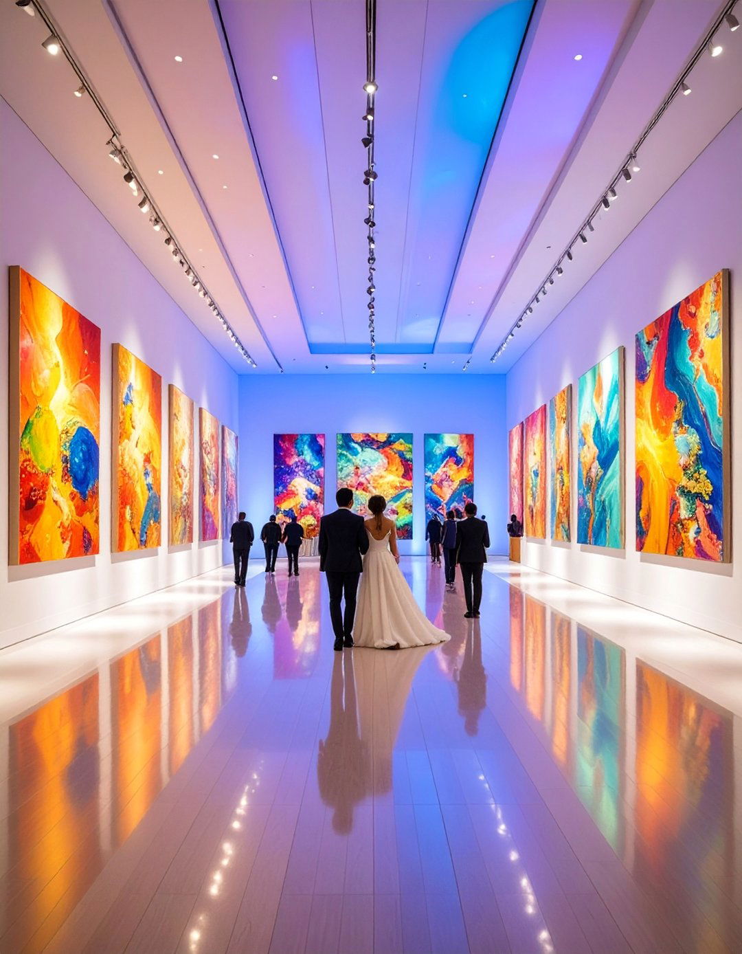 Contemporary Art Gallery Wedding - 25 Wedding Theme Ideas