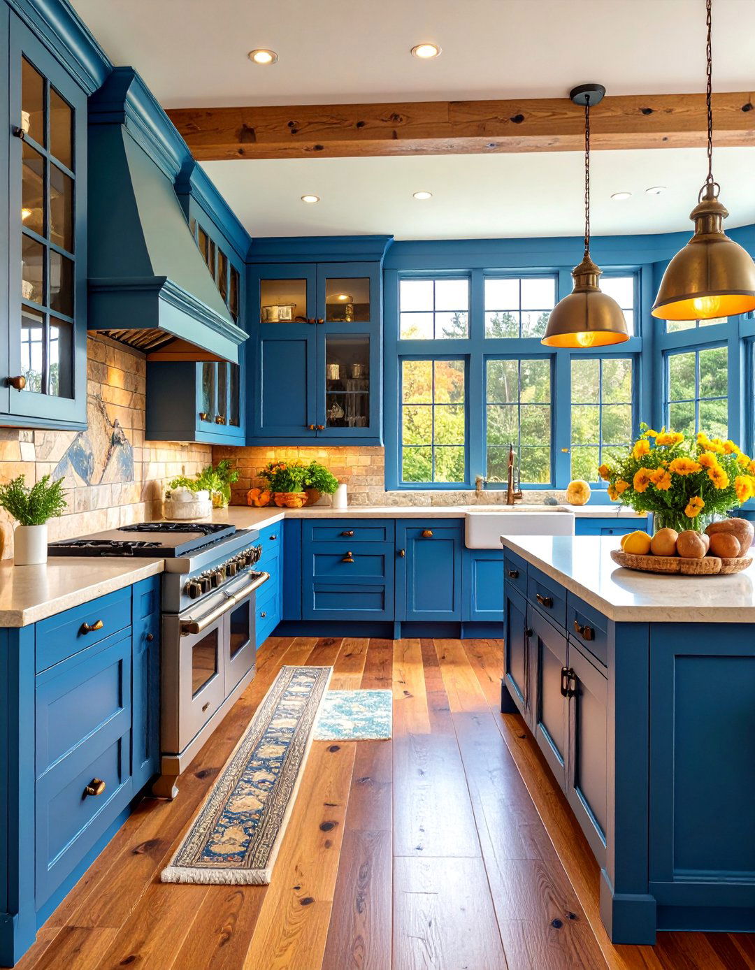 Contemporary Craftsman Kitchen with Natural Alder Cabinets - 25 Kitchens With Light Wood Cabinets