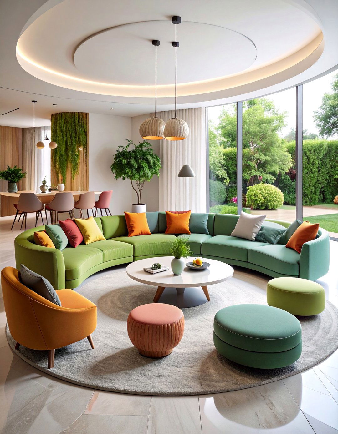 Contemporary Curved Furniture Collection - 25 Contemporary Interior Design Style Ideas
