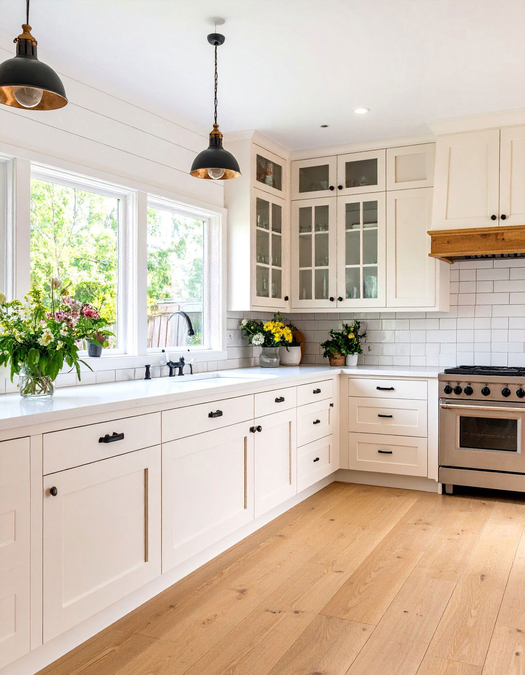 Contemporary Farmhouse with Shiplap Accents - 25 Transitional Kitchen Ideas