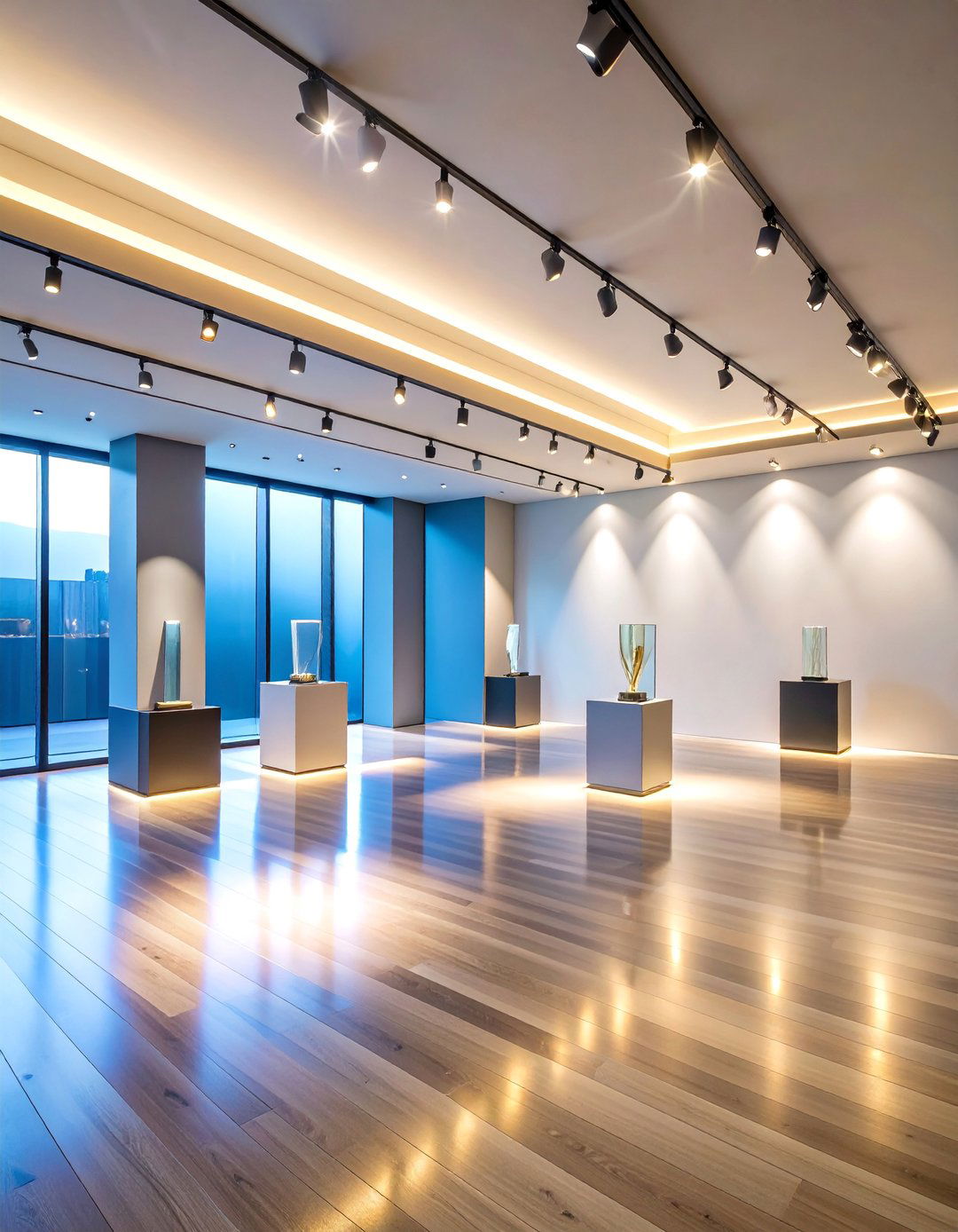 Contemporary Gallery Style Trophy Showcase - 25 Hunting Trophy Room Ideas
