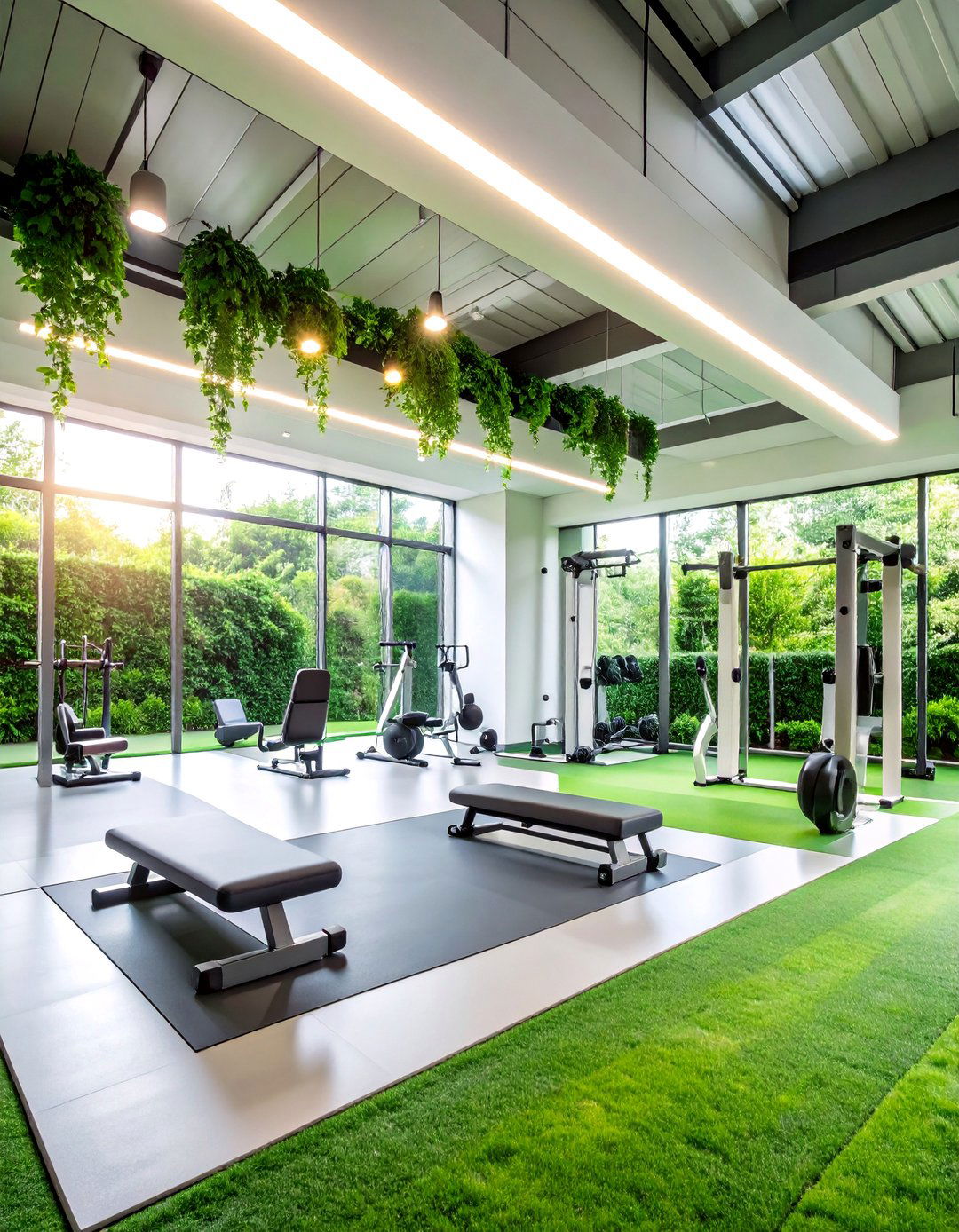 Contemporary Garden Gym Training Center - 25 Garden Room Ideas