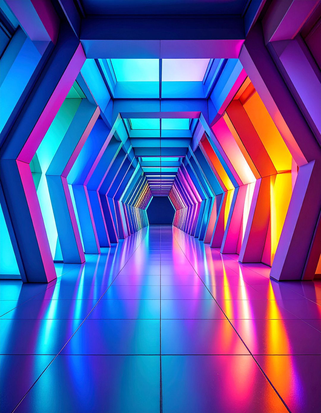 Contemporary Geometric Fixtures - 25 Hallway Lighting Ideas
