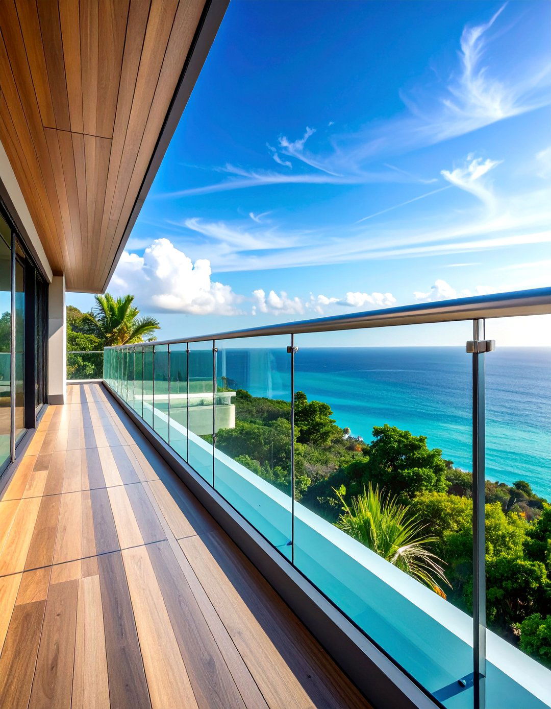 Contemporary Glass and Iron Hybrid - 25 Wrought Iron Balcony Railing Design Ideas