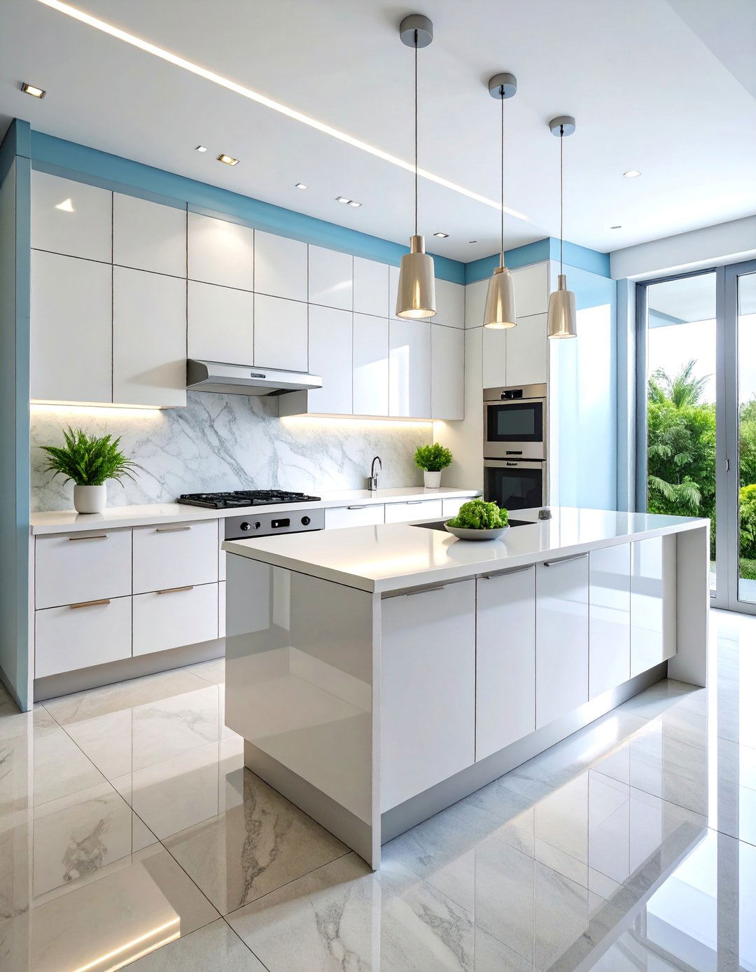Contemporary High gloss Off white Kitchen Cabinets - 25 Off-white Kitchen Cabinets