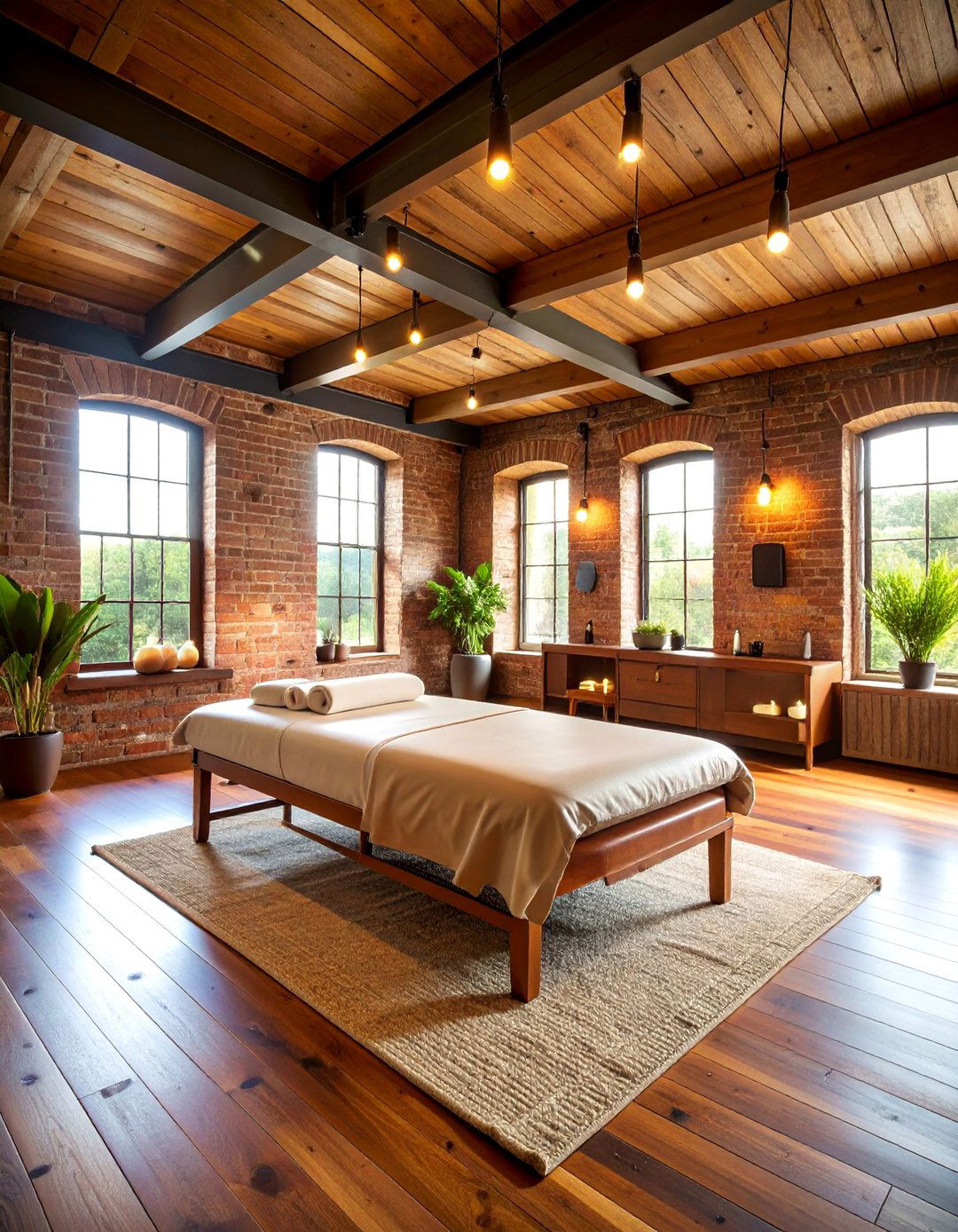 Contemporary Loft Facial Room with Urban Views - 25 Facial Room Ideas