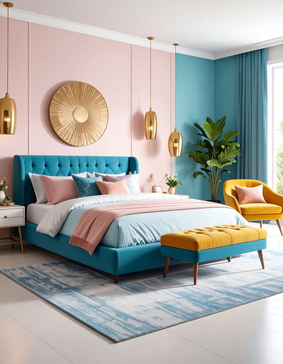 Contemporary Magnolia Platform Bedroom with Floating Furniture - 25 Magnolia Bedroom Ideas
