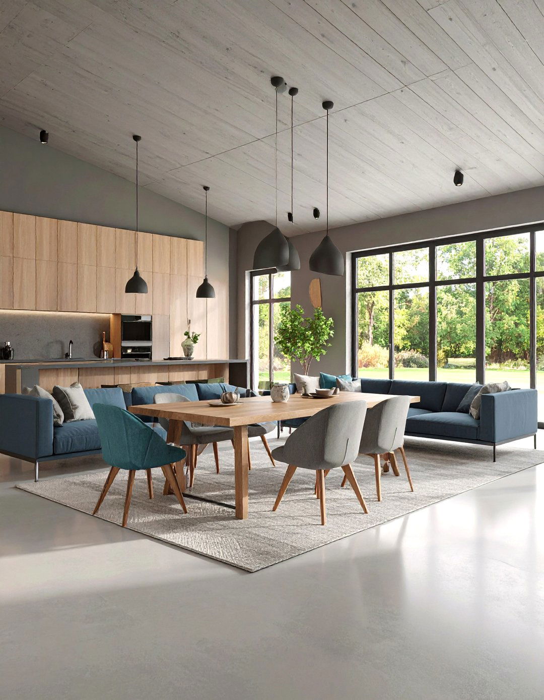 Contemporary Minimalist Barndominium with Clean Line Design - 25 Barndominium Interior Ideas