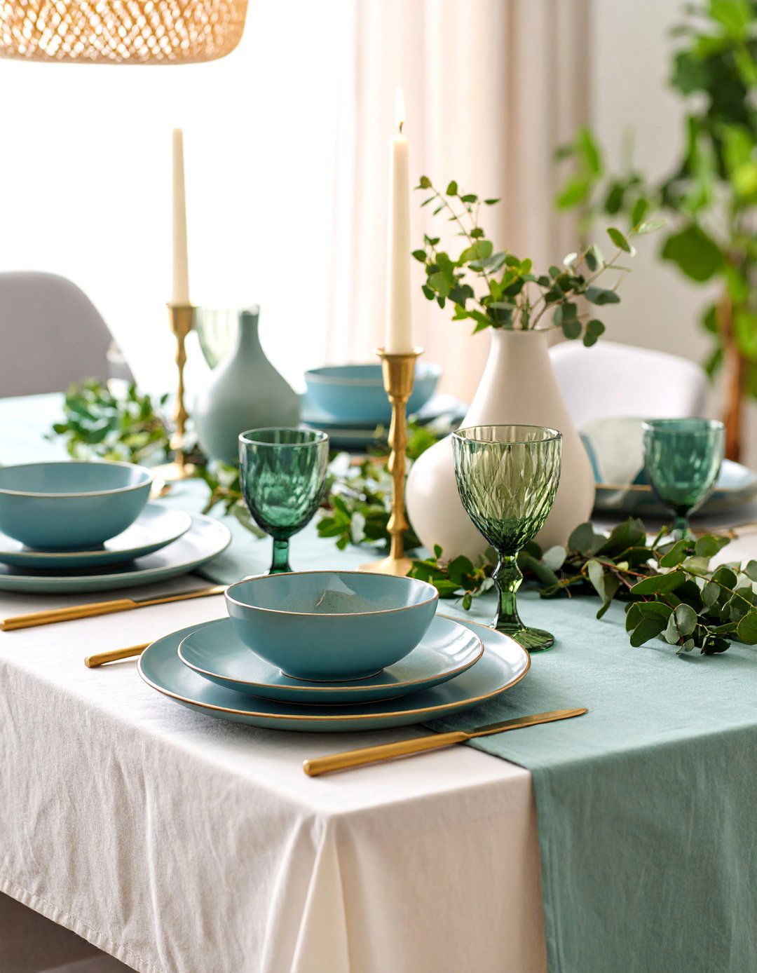 Contemporary Minimalist Dining Table with Clean Lines - 25 Dining Table Decor Ideas