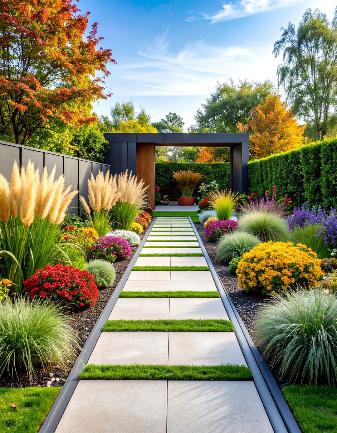 Contemporary Minimalist Flower Design - 25 Flower Bed Ideas