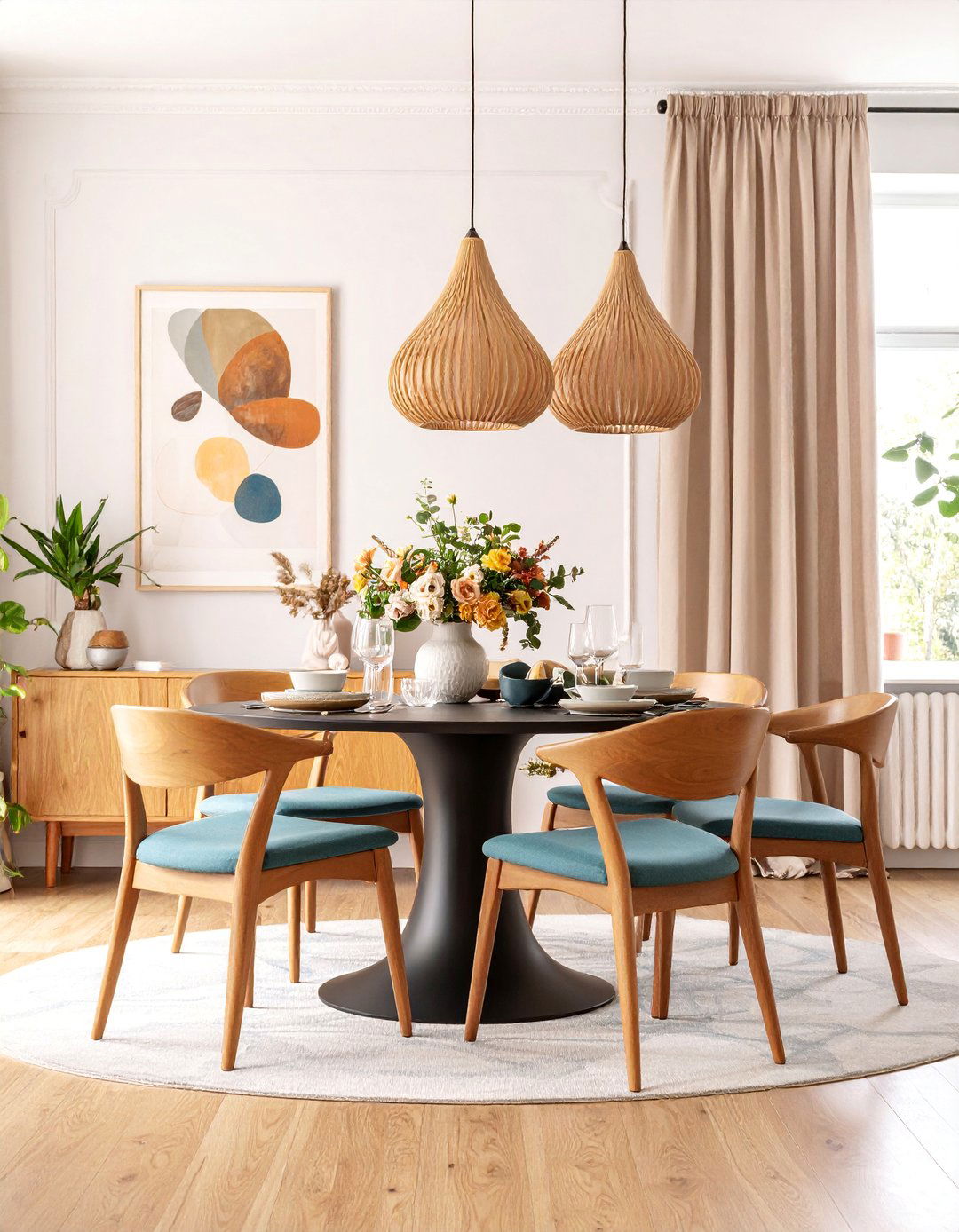Contemporary Minimalist Parisian Dining Room - 25 Parisian Dining Room Ideas