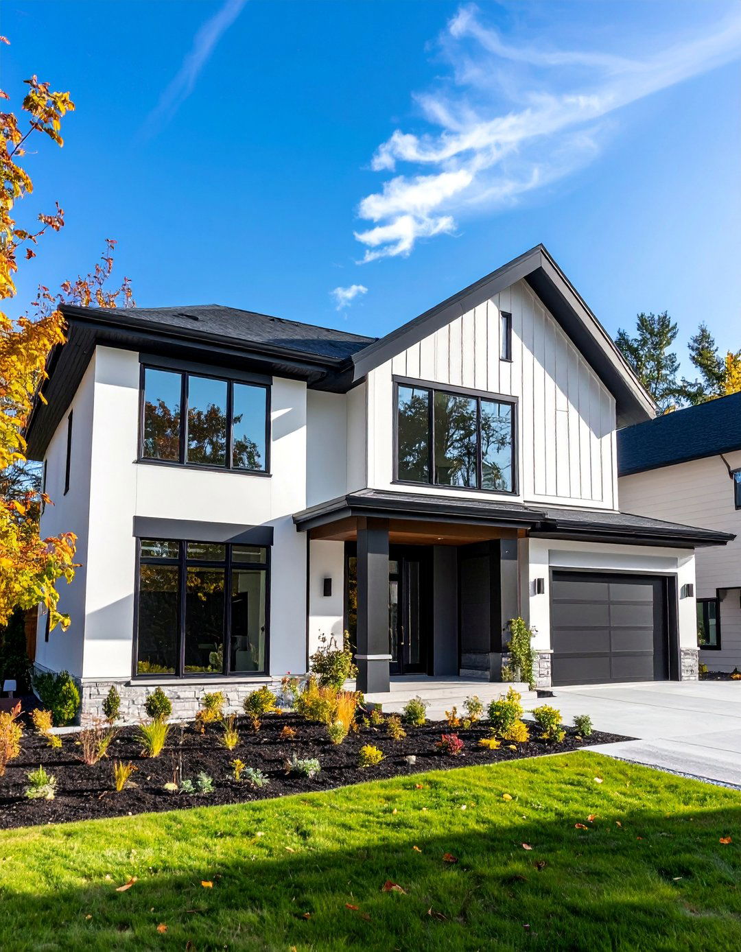 Contemporary Minimalist with Clean Lines - 25 Black and White House Exterior Ideas