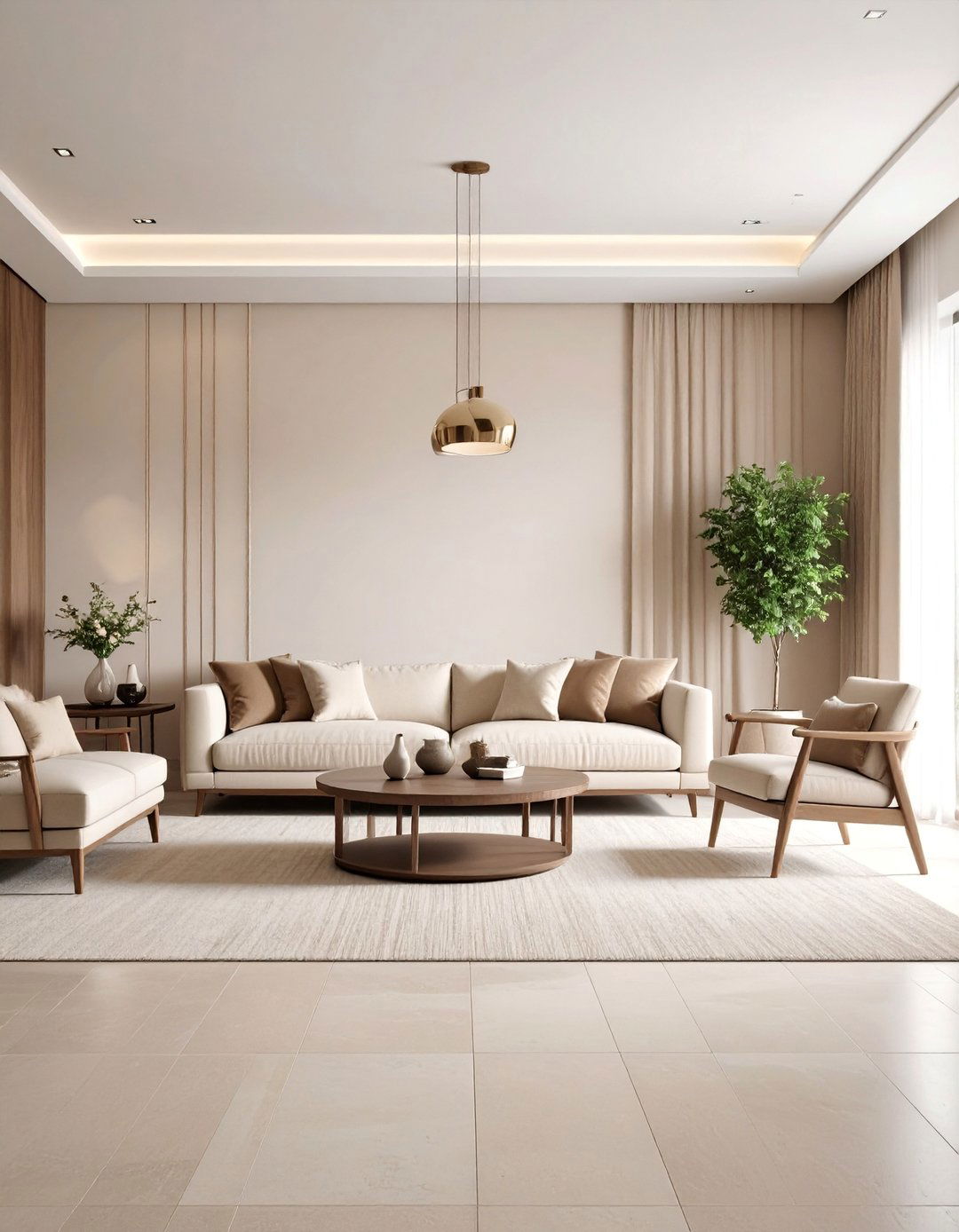 Contemporary Monochromatic Sophistication - 25 Contemporary Interior Design Style Ideas