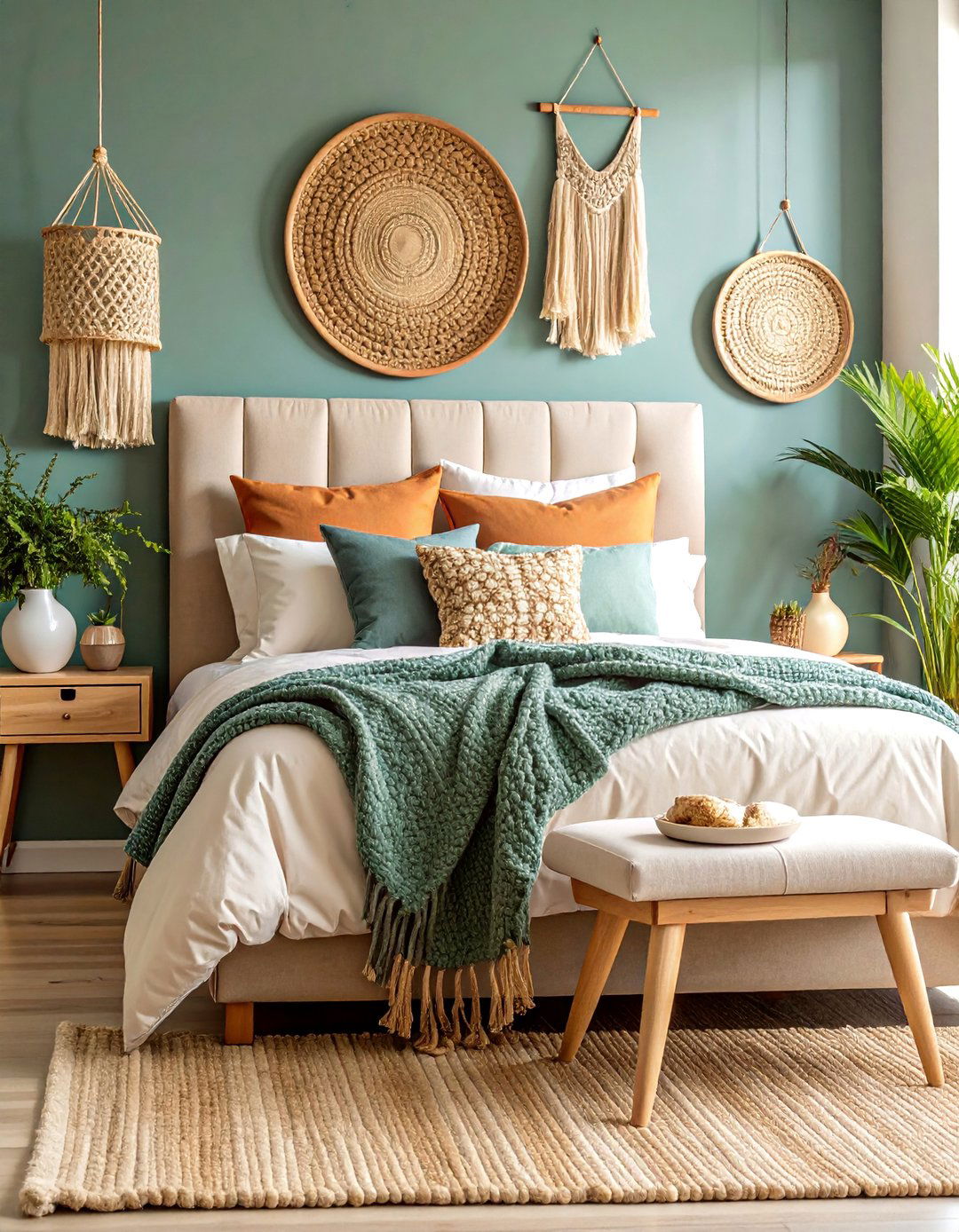 Contemporary Neutral Guest Bedroom with Textural Elements - 25 Guest Bedroom Ideas
