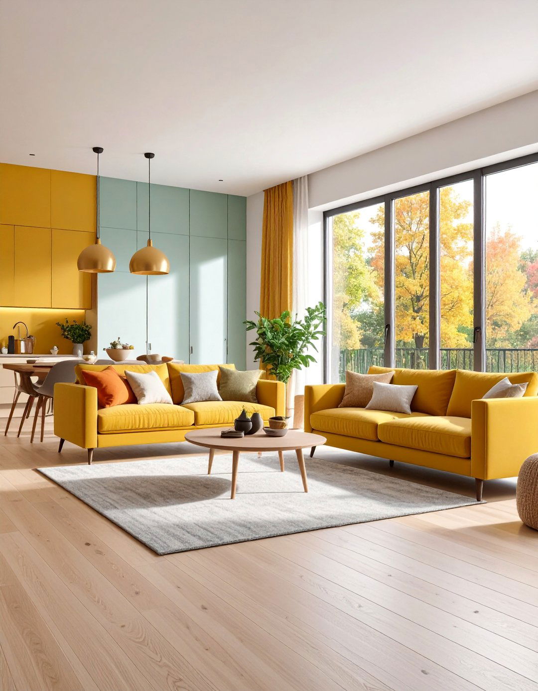 Contemporary Open Concept Flow Design - 25 Contemporary Interior Design Style Ideas