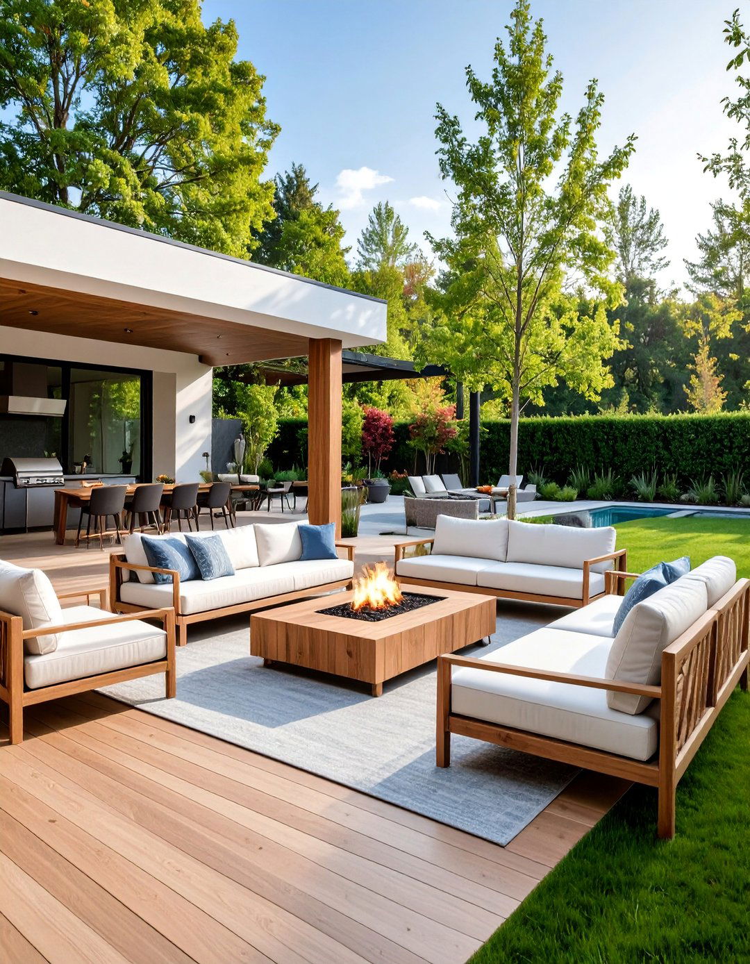 Contemporary Outdoor Living Room - 25 Garden Ideas
